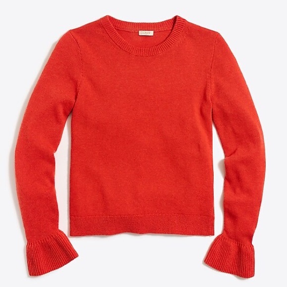 J. Crew Sweaters - 🌟Host Pick🌟 J.Crew Ruffle-Cuff Sweater